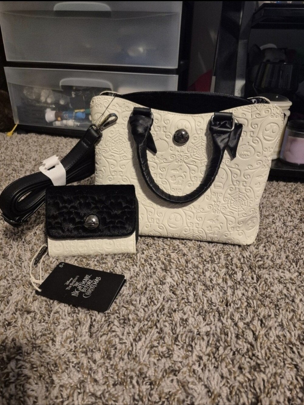 Loungefly Disney nightmare before Christmas paisley purseLoungefly Disney night